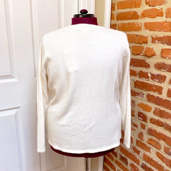 NWT Style & Co Angora Sweater w/ Detachable Scarf - Picture 5 of 5